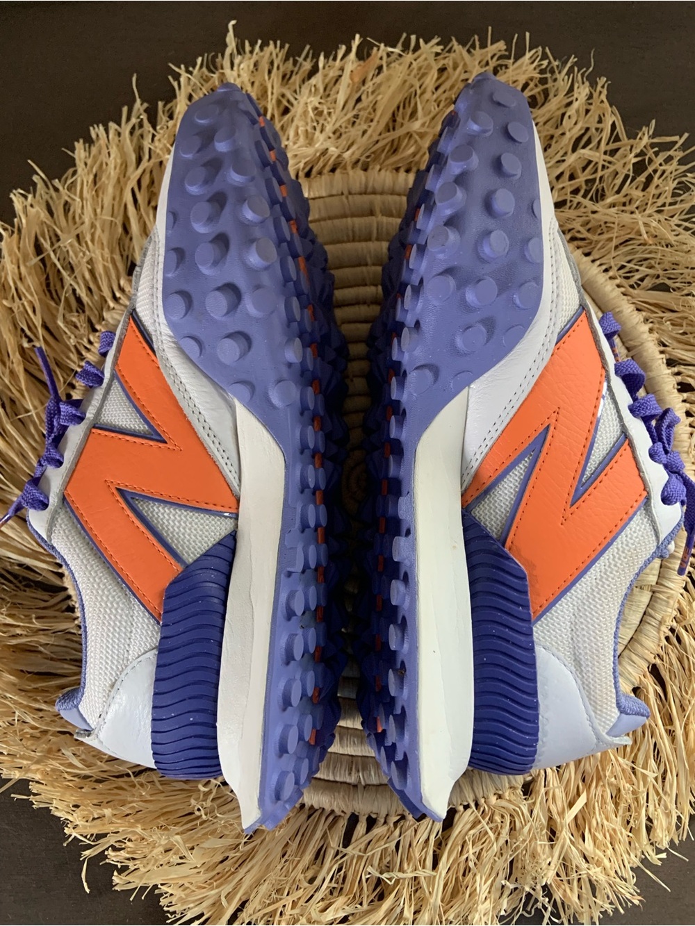NEW BALANCE X FIGS XC-72 Clemson Orange Purple Sneakers M6 W7.5 - Picture 9 of 13
